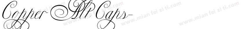 Copper Alt Caps字体转换